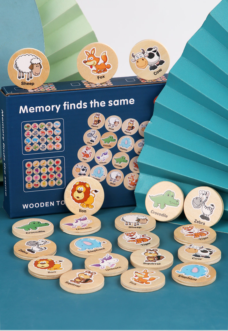 Kibtoy Memory Matching Game, improving children's memory, coordination and so on 