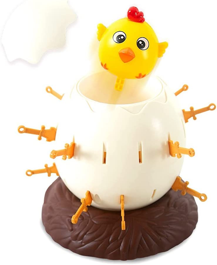 KIBTOY Pop Out Fright Chick, Pirate Barrle Game of chick out