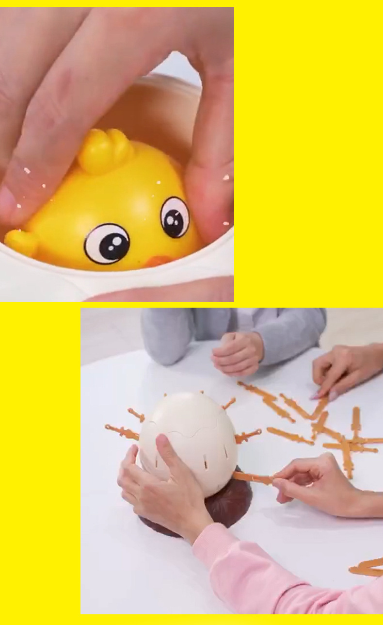 KIBTOY Pop Out Fright Chick, Pirate Barrle Game of chick out