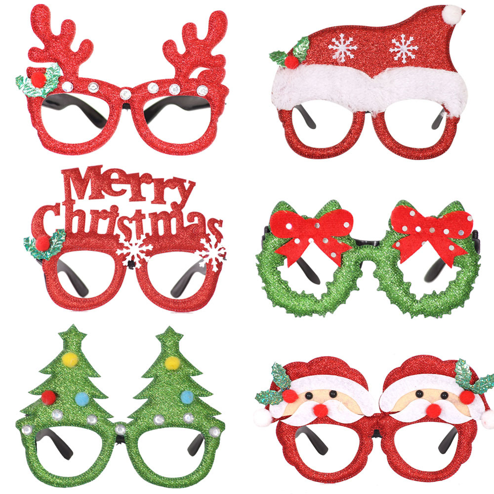 Kibtoy Glitter party glasses for christmas
