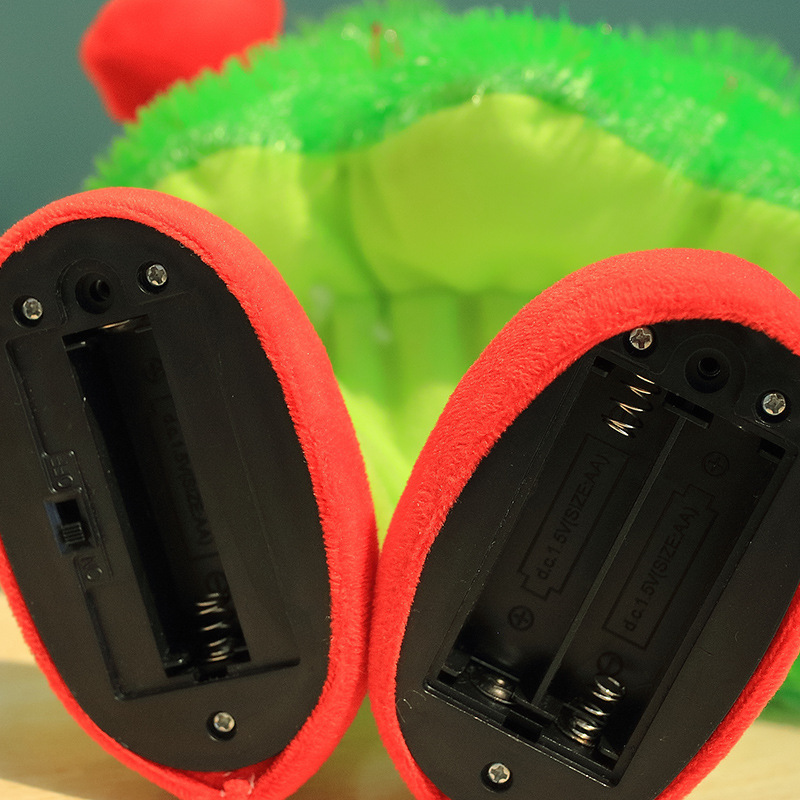 Kibtoy singing and dancing Christmas tree toy battery detail display