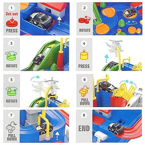 Car Rescue Hero Toy Operation Guide