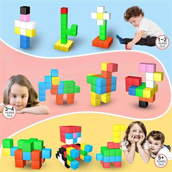 KIBTOY™ Large Magnetic Building Blocks