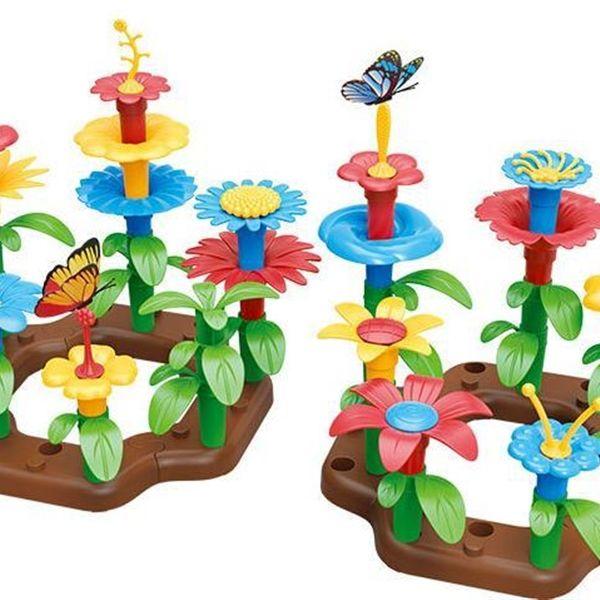 KIBTOY Flower Garden Building Toys 