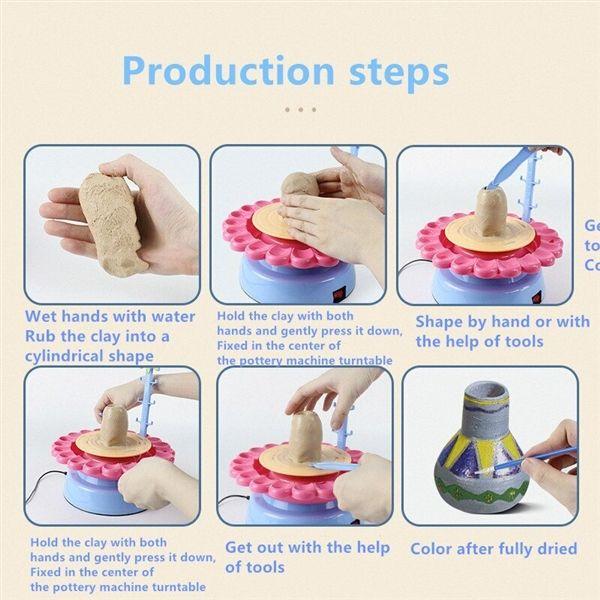 KIBTOY™ DIY Pottery Machine  for Kids