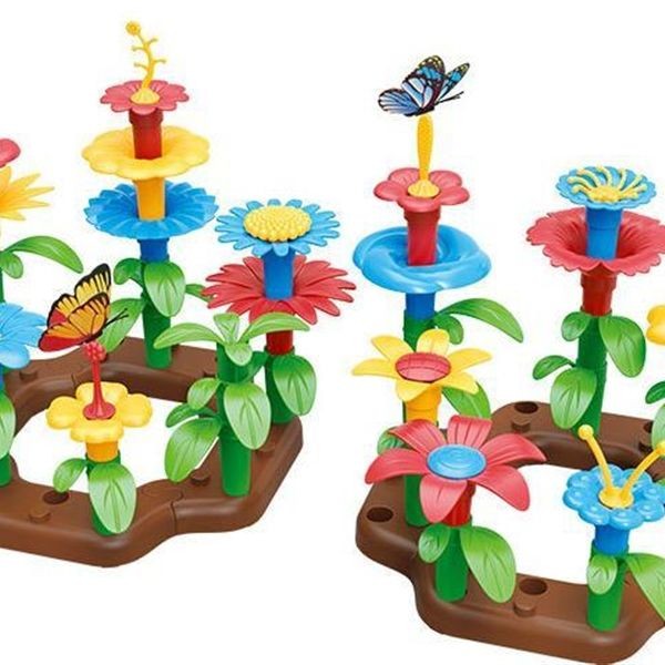 KIBTOY Flower Garden Building Toys 