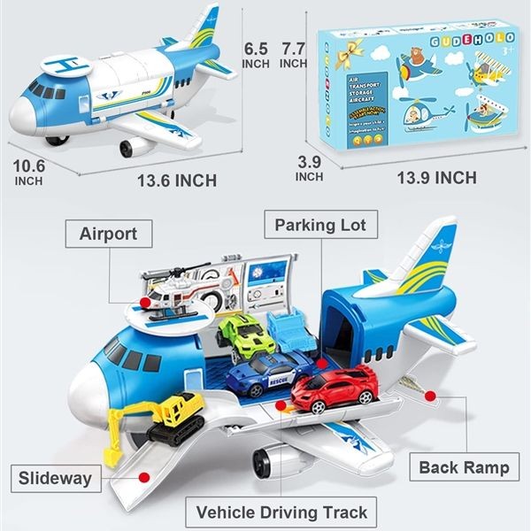 KIBTOY™ Transport Cargo Plane 