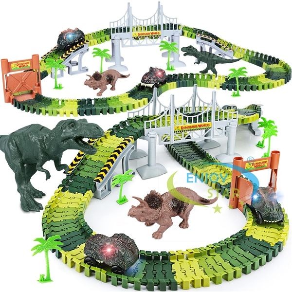 KIBTOY™ DIY Dinosaur Road Race