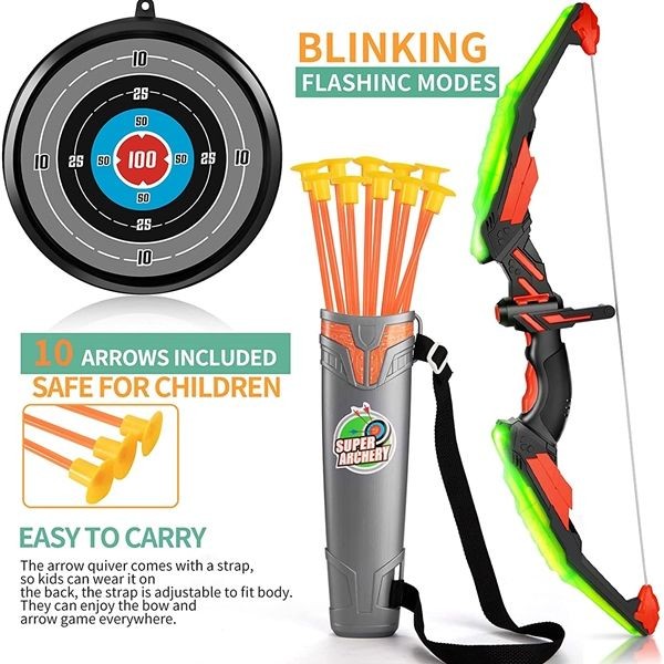 KIBTOY™ Bow and Arrow Toy Set
