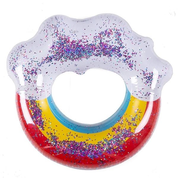 KIBTOY™ Inflatable Rainbow Swim Ring