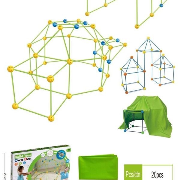 KIBTOY Fort Building Kit 