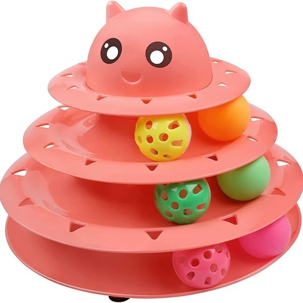 KIBTOY™ 3-Level Turntable Cat Toy