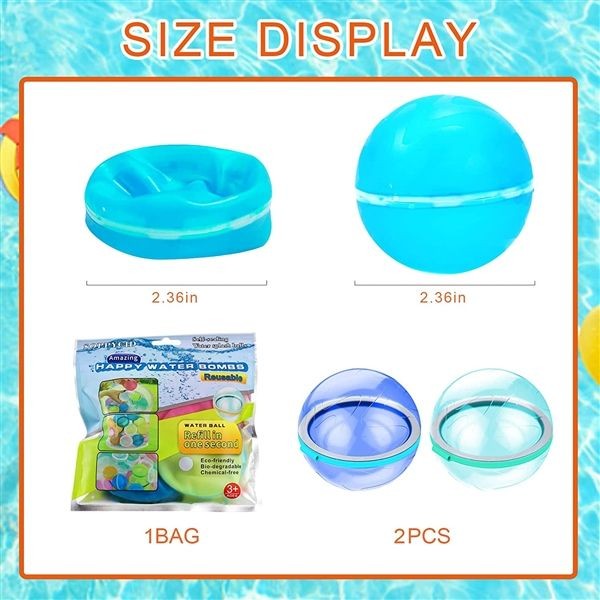 KIBTOY™ Self-Sealing Silicone Water Balloons 