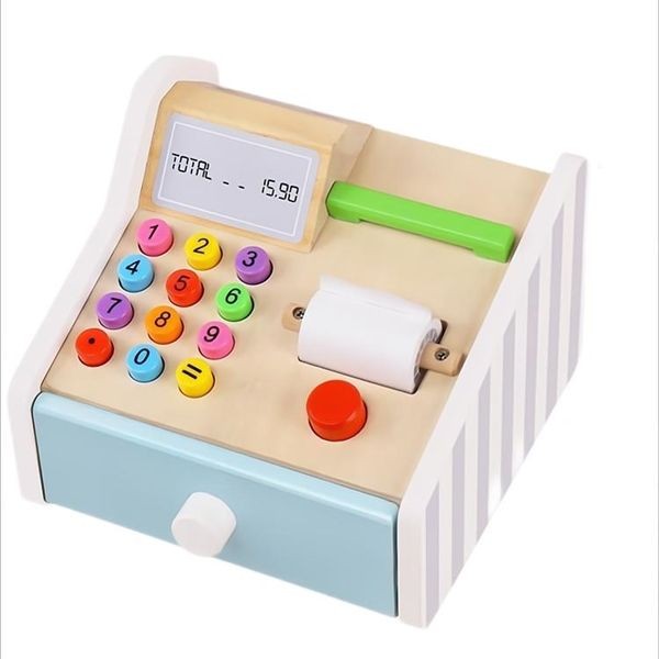 KIBTOY™ Wooden Cash Register 