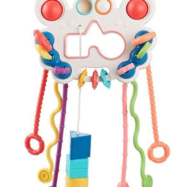 KIBTOY Pull String Learning Toy
