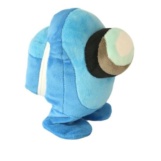 Electric Among Us Plush Toys That Can Sing and Walk and Repeat What You Say, Birthday Gift for Kids, Tabletop Ornaments (Blue)
