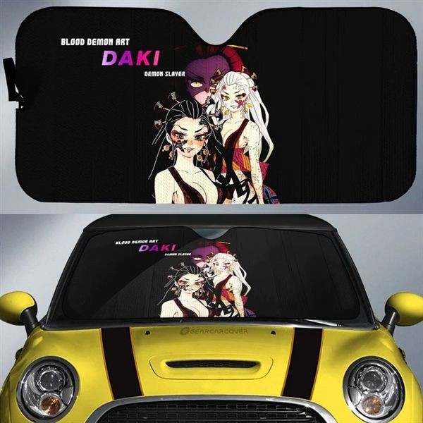 Cosplay Sexy Floor Mats Private Logo Custom For Fans Daki Car Sunshade at Kibtoy