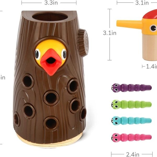 Toys feed the baby chick – magnetic toy for children 2 3 4 years – pretend play for toddlers that develops cognitive and emotional skills – educational toy