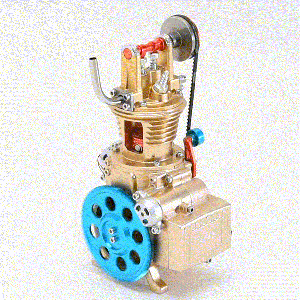 Teching DM117  Scale Model Engine Cylinder Full Aluminium Craftsmen Car Engine Kit,High Challenge Assembled Model Collection,MECHANICAL MODEL