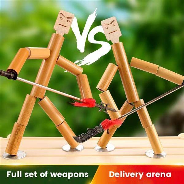 KIBTOY™ Two Player Fighting Toy Bamboo people